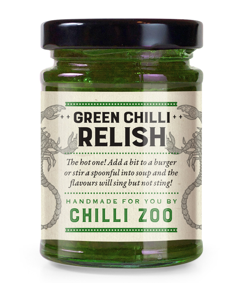 Chilli Zoo Green Chilli Relish